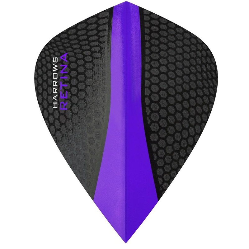 Harrows Retina Kite Purple Dart Flights Purple