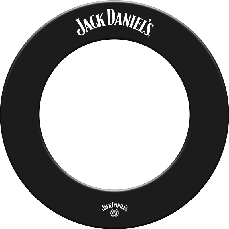 Jack Daniels Dartboard Surround – Heavy Duty – with JD Logo – Black