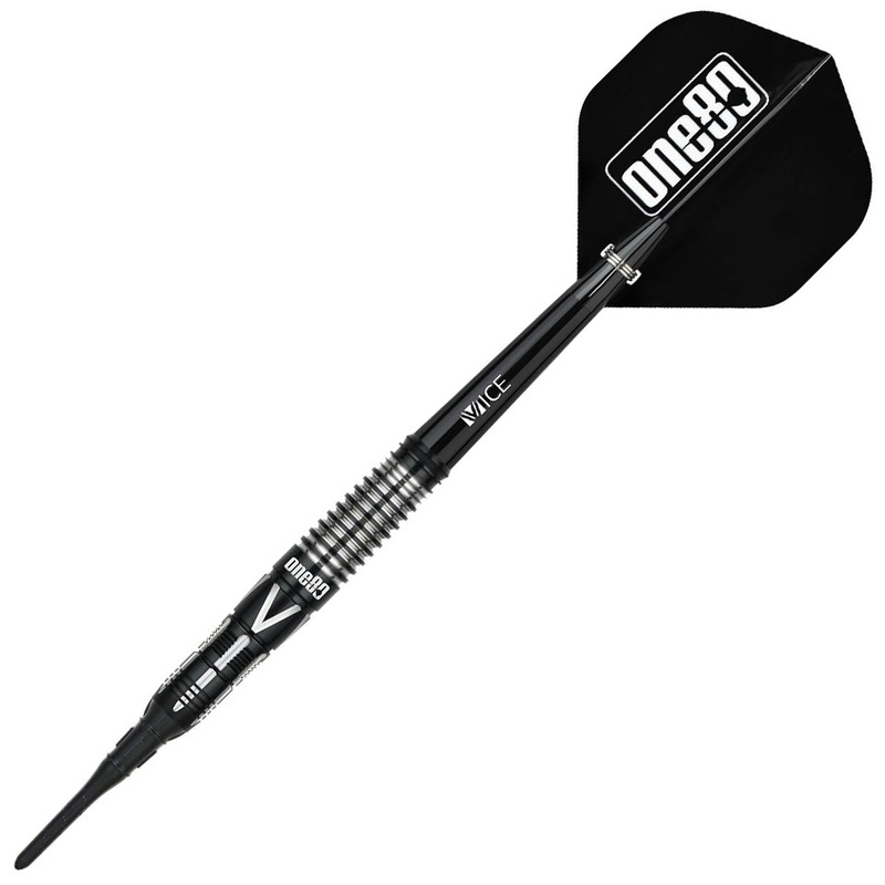 One80 Yuki Onodera Soft Tip Darts – 20gm Black