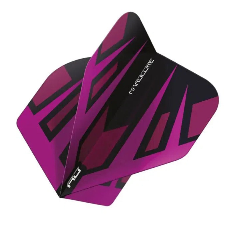 Red Dragon Hardcore Radical Purple & Black Fan Standard Flights