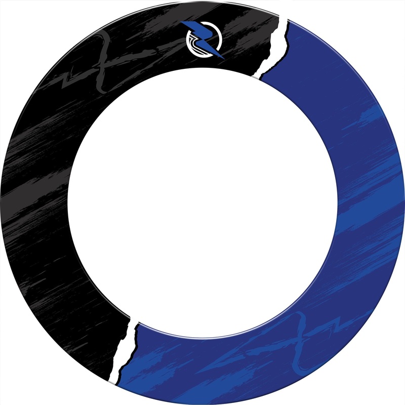 Ruthless Dartboard Surround – Professional – RipTorn – Black & Blue