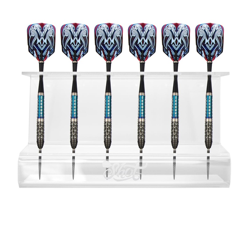 Shot Acrylic Darts Display Stand – holds 2 sets