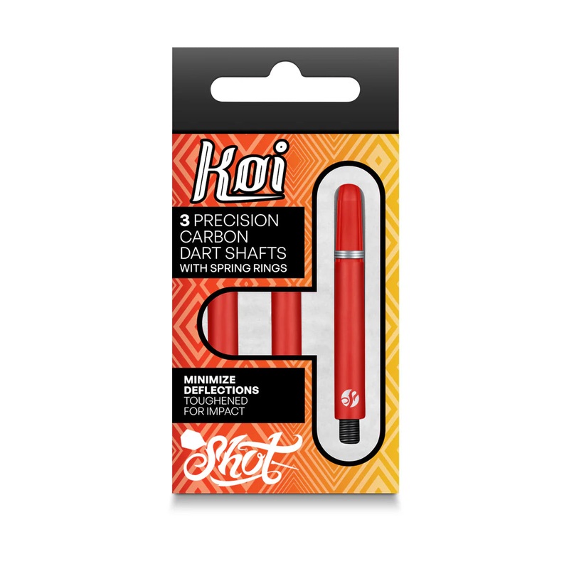 Shot Koi Carbon Dart Shaft – Red – Medium