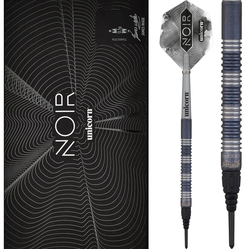 *Unicorn James Wade Darts – Soft Tip – The Machine – Deluxe Edition – Noir 18g