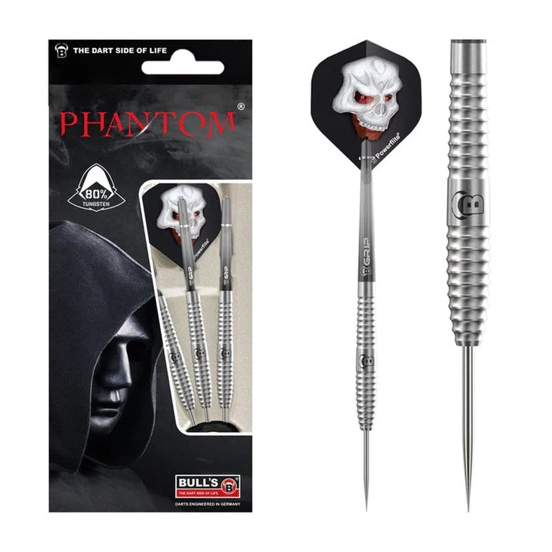 Bull’s DE Phantom PT3 80% Tungsten Steel Tip Darts 21 GRAM