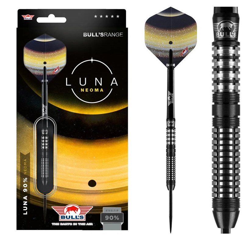 Bull’s NL Luna Neoma 90% Tungsten Steel Tip Darts 23 GRAM