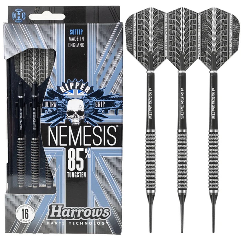 Harrows Nemesis 85% Tungsten Soft Tip Darts 16 Gram
