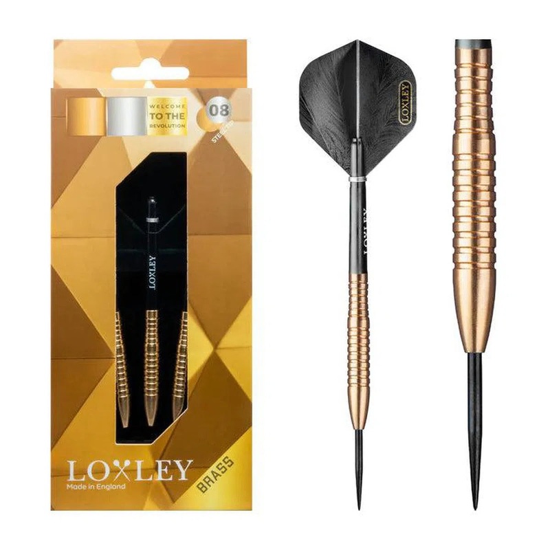 Loxley CuZN 08 Steel Tip Brass Darts 13 GRAM