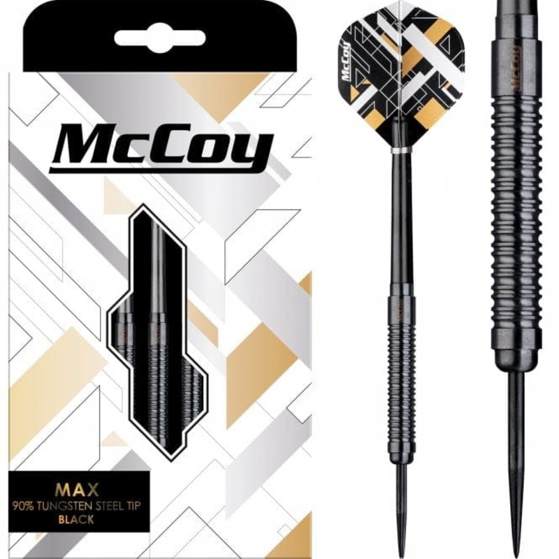 McCoy MAX – 90% Steel Tip Tungsten – Black 22g