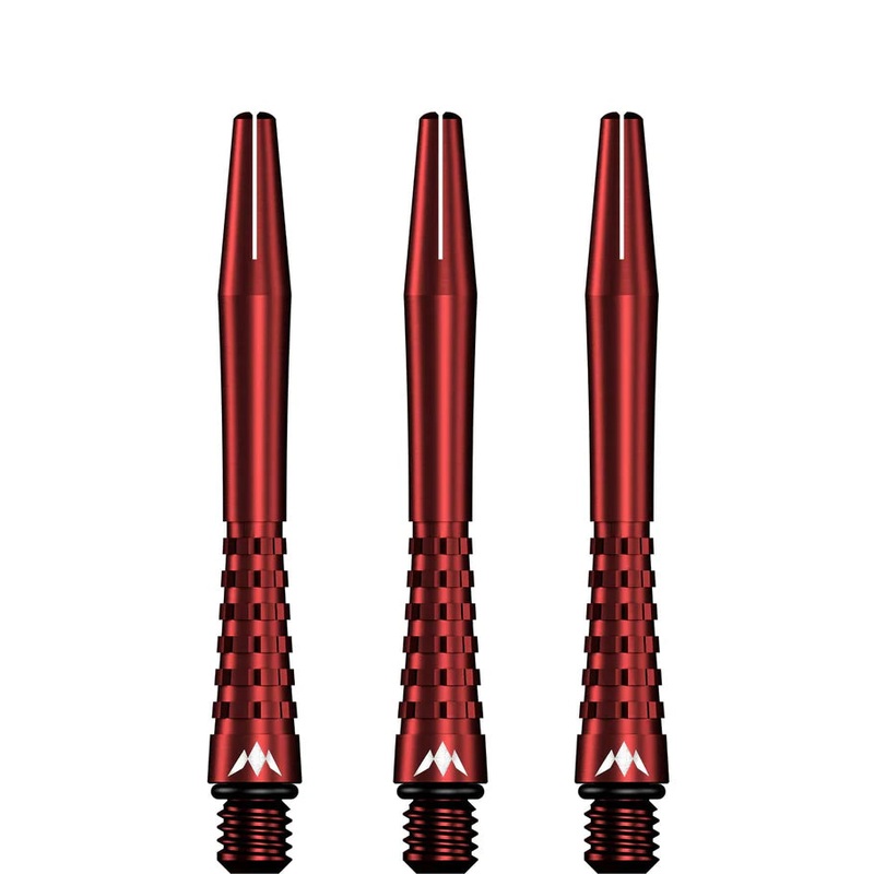 Mission Atom13 Aluminum Shafts – Anodized Metal Stems  – Red – Tweenie Red Tweenie (41mm in length excluding thread) Aluminum