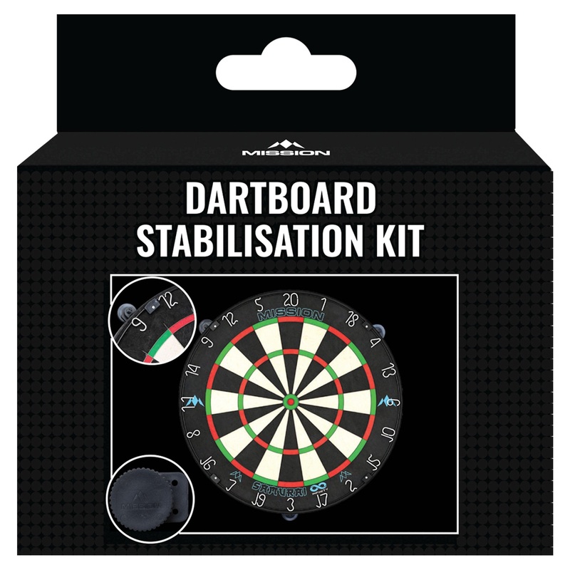 Mission Dartboard Stabiliser Kit – Adjustable Levelling System