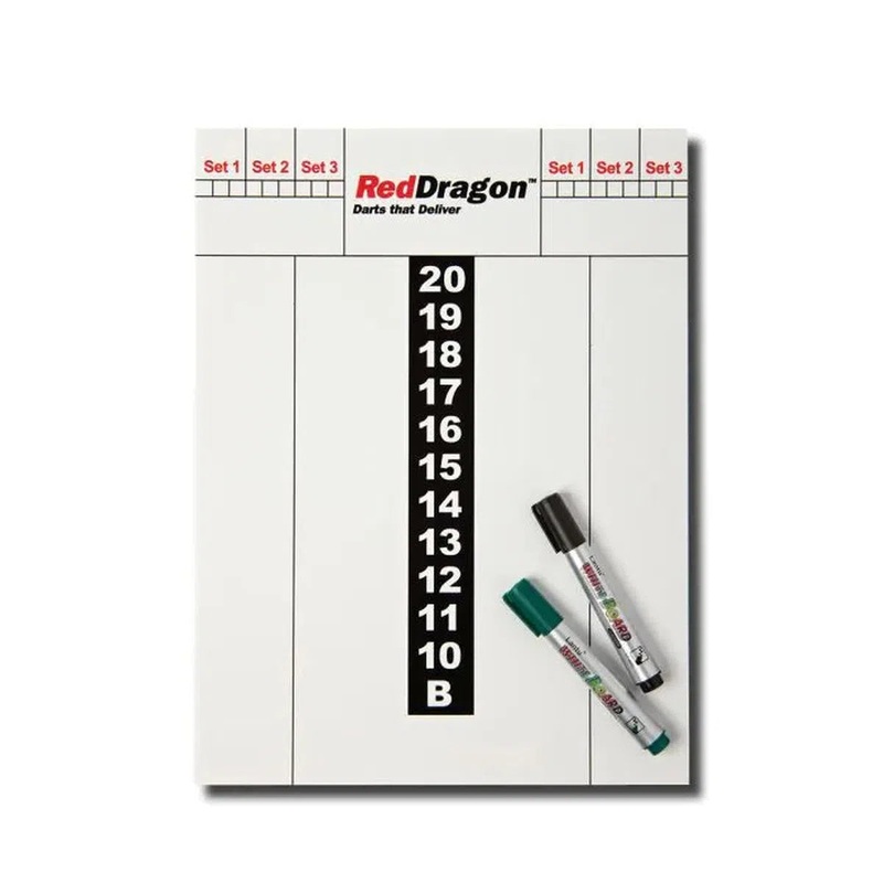 Red Dragon Dry Wipe Score Board