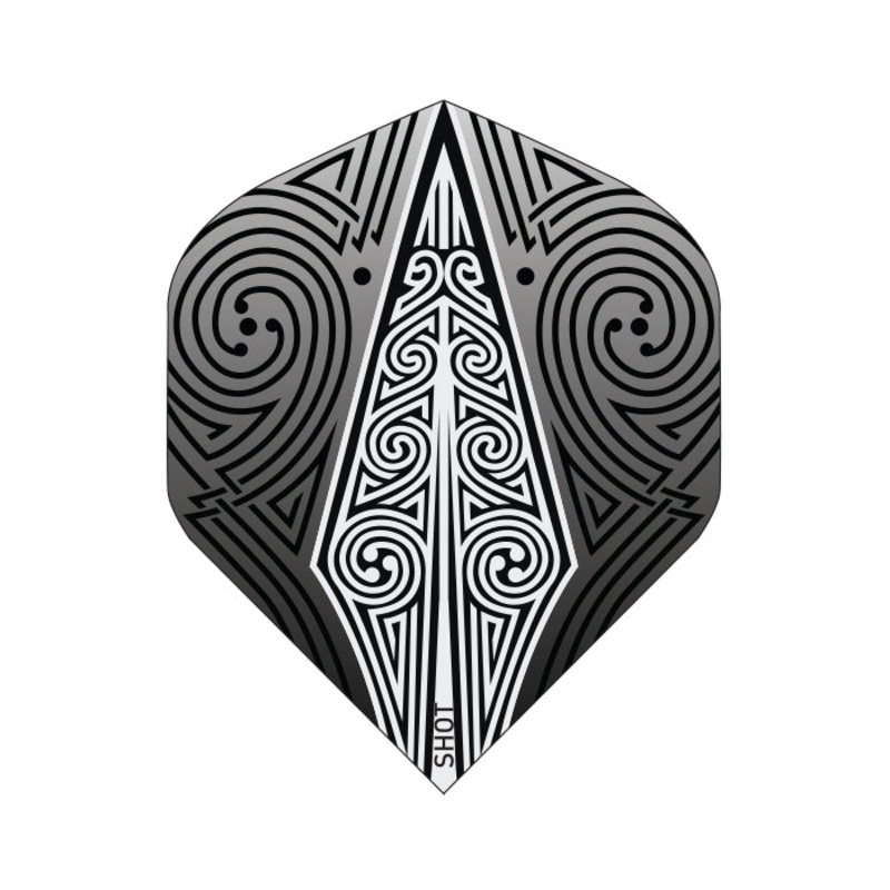 Shot Odin’s Spear Dart Flight Set-Standard-Black Standard 100 Micron Polymer