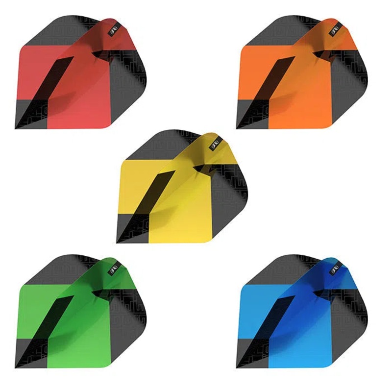 Target Darts Tag No2 Flights x3 Sets Green