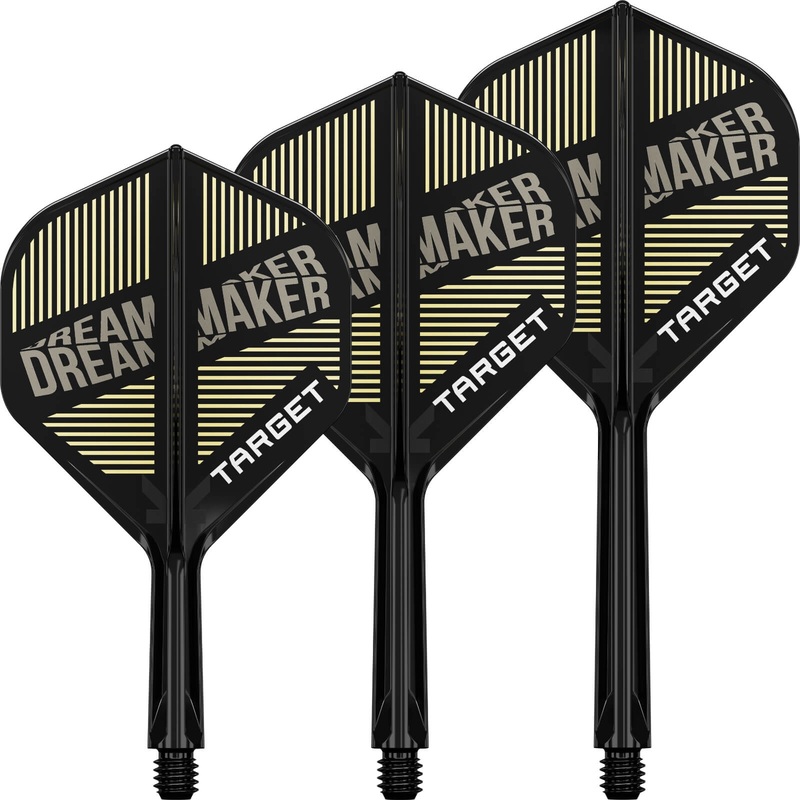 Target – K-Flex Dimitri Van Den Bergh – Big Wing Dart Flights – Integrated Flight & Shaft System Short (19mm)