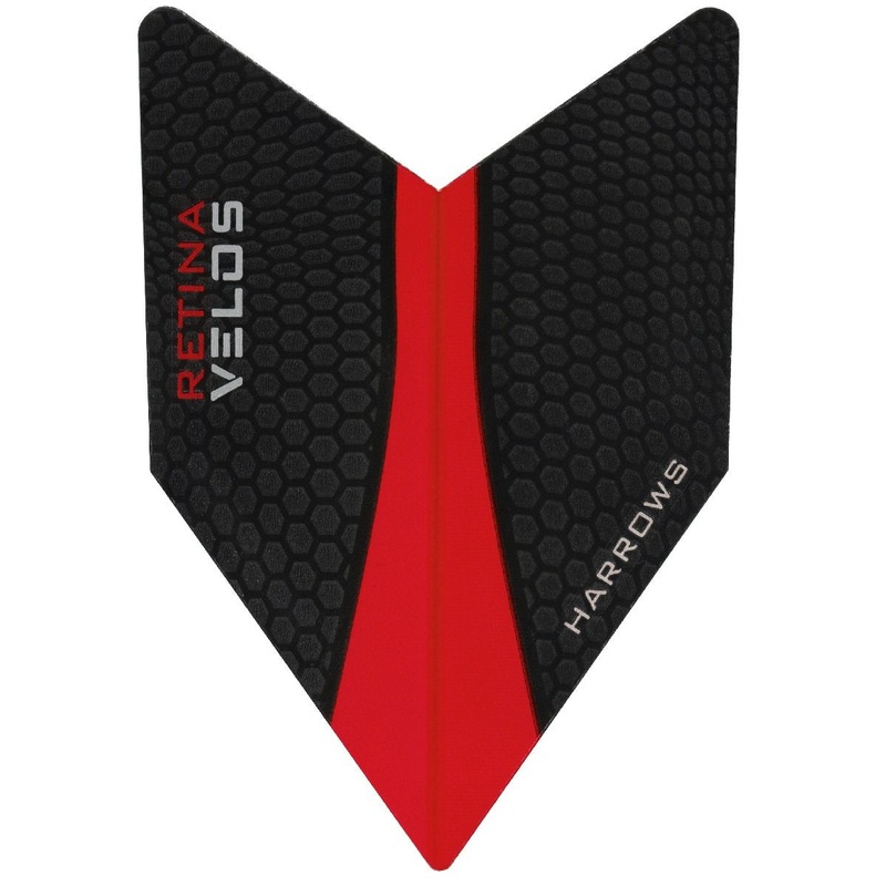 Harrows Velos Retina Red Dart Flights Red