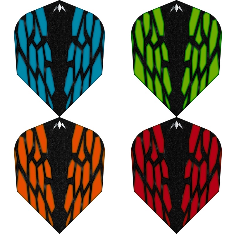 Mission Magma Dart Flights – 100 Micron – Std – No6 Red