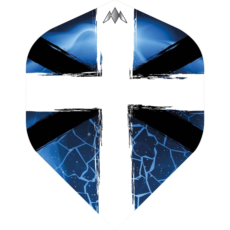 *Mission Solo Dart Flights – 100 Micron – No2 – Std – Josh Rock – Rocky – Union Jack