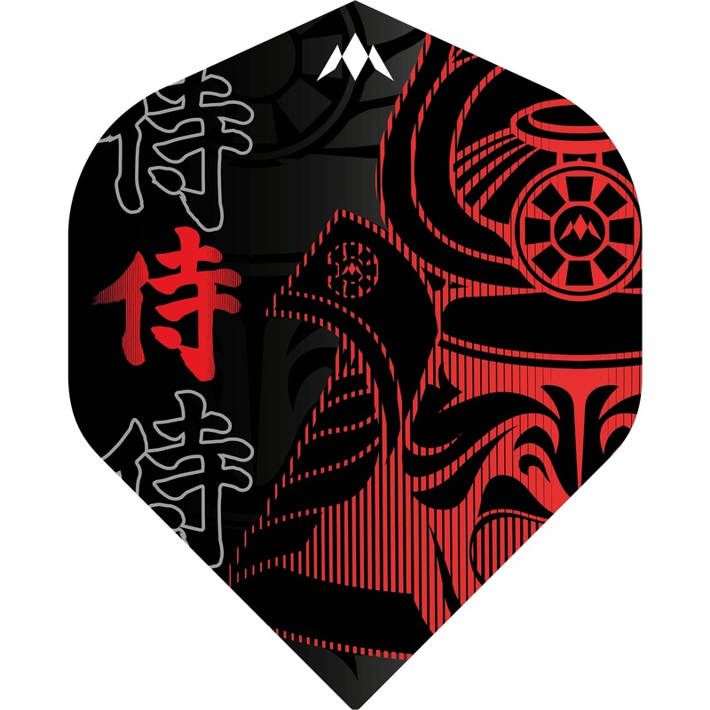 Mission Solo Dart Flights – Std – No2 – Samurai II – Red