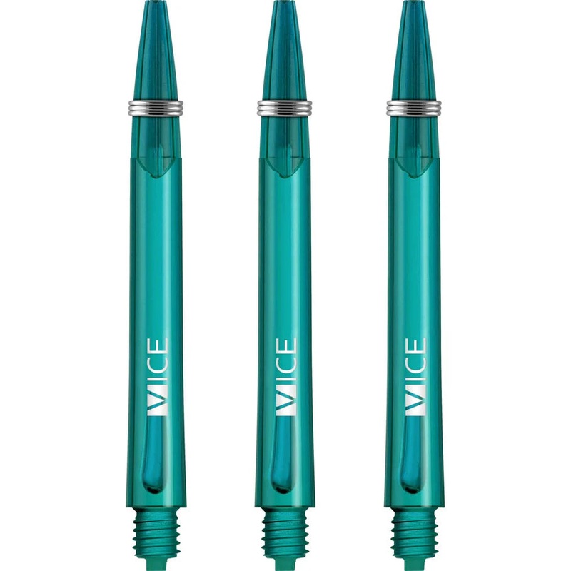 One80 Proplast Vice Dart Shafts – Jade – Medium Polycarbonate Medium (48mm in length excluding thread) Jade