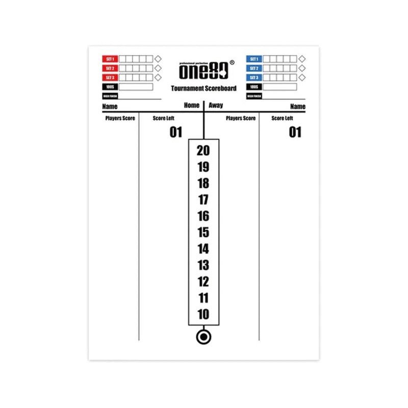One80 Tournament Scoreboards – 3 Available Sizes 45x35cm