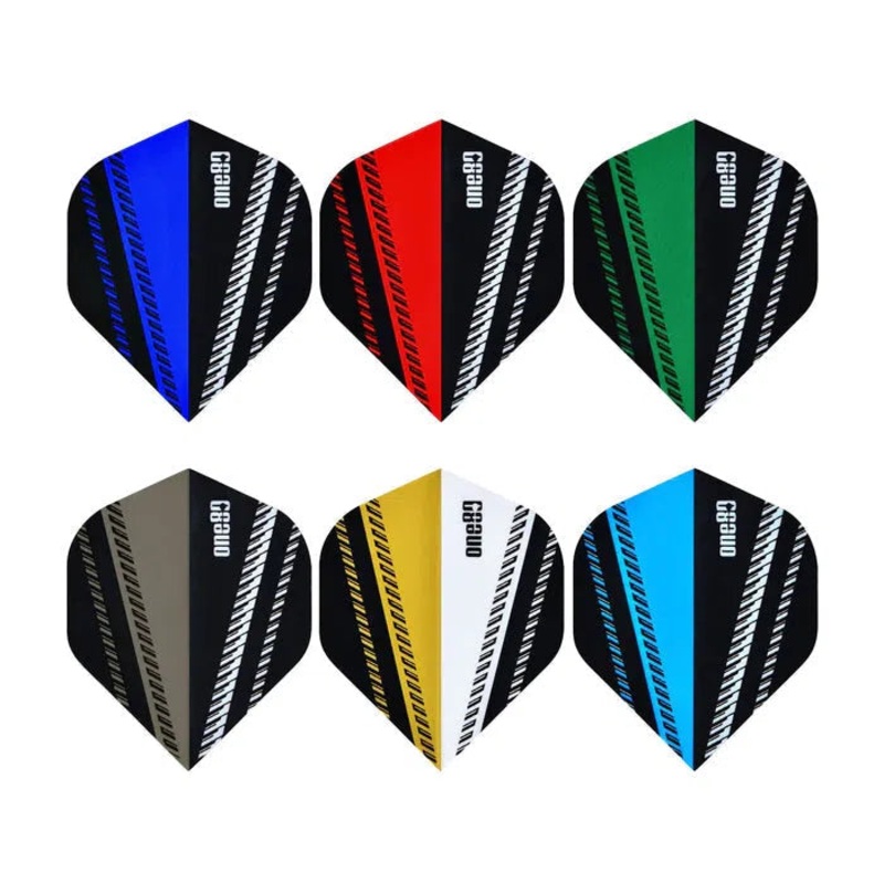 One80 V-Flow Standard Dart Flights Black