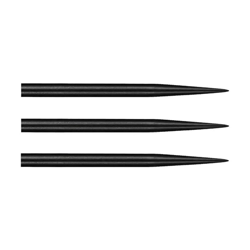 Shot Steel Tip Points Black 32mm
