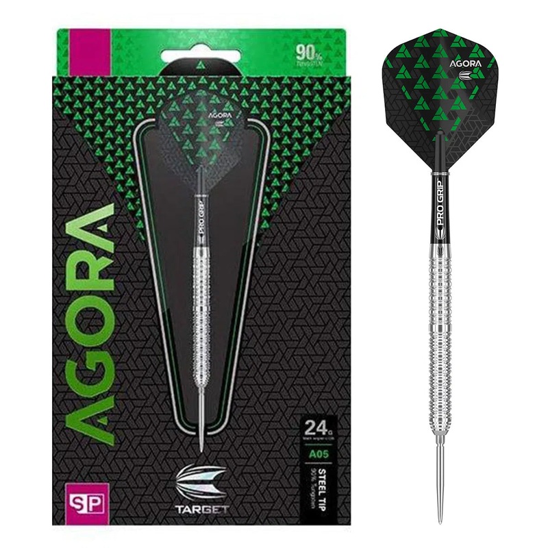 Target Darts Agora A05 Swiss Point 90% Tungsten Steel Tip Darts 22 GRAM