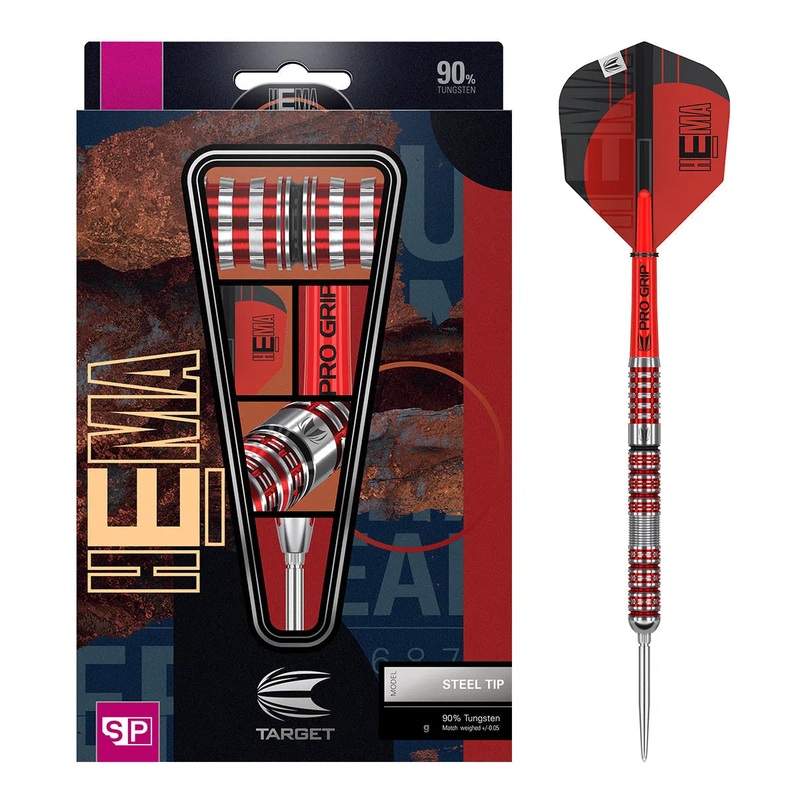 Target Darts Hema 01 90% Tungsten Steel Tip Darts 22 GRAM