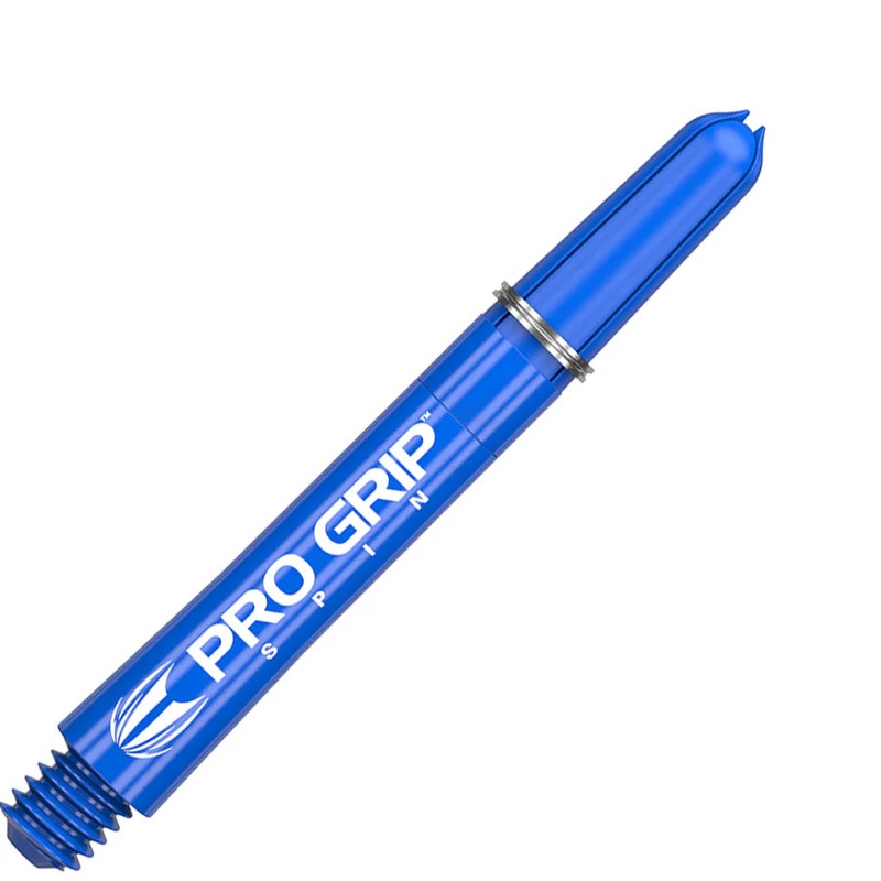 Target Pro Grip Nylon Spinning Dart Shafts Intermediate Blue (3 Sets) Blue Intermediate (41mm in length excluding thread) Nylon