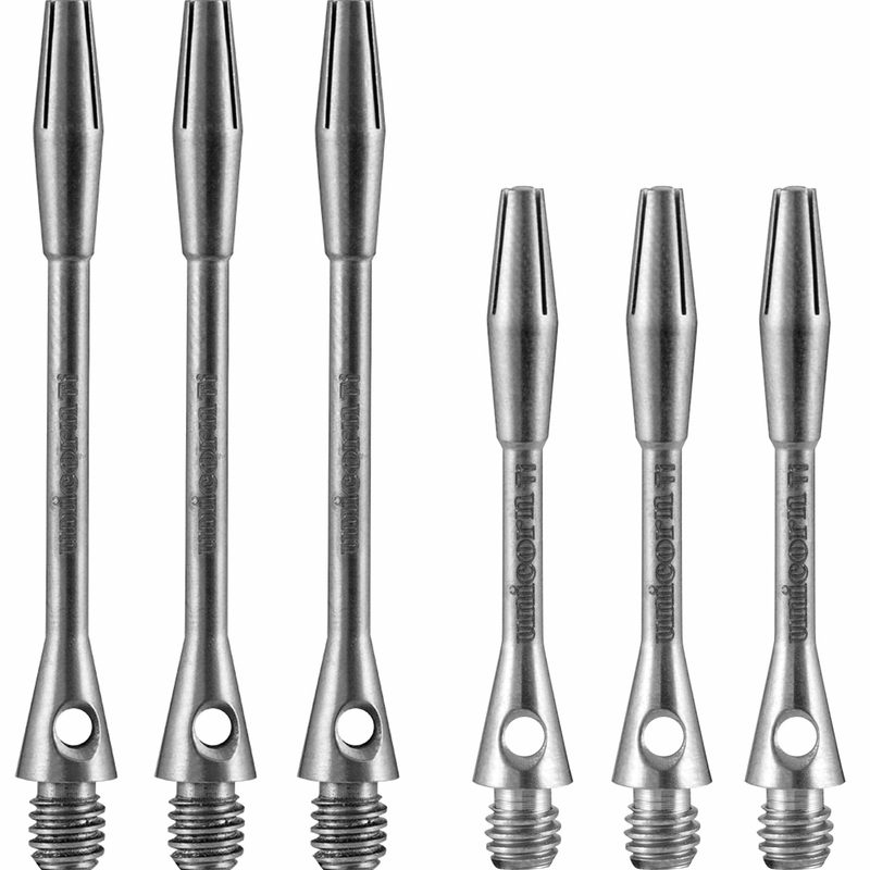 *Unicorn XLTi Dart Shafts – Titanium Stems – Natural Medium