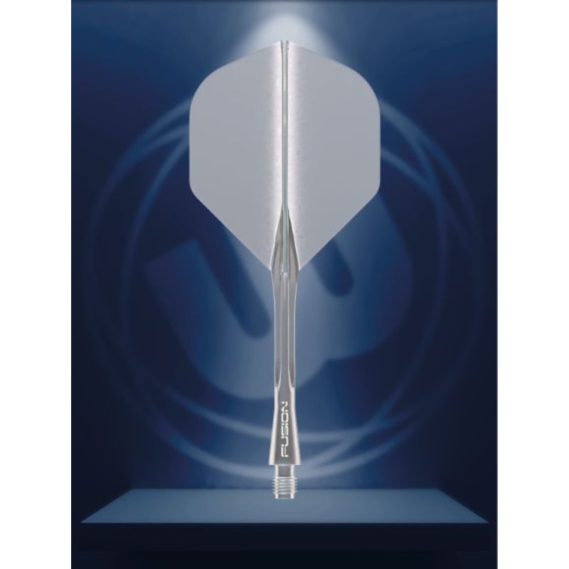Winmau Fusion Integrated Flight & Shaft Solid Smoke Grey Medium Smoke Grey Medium (34mm in length excluding thread) Polycarbonate