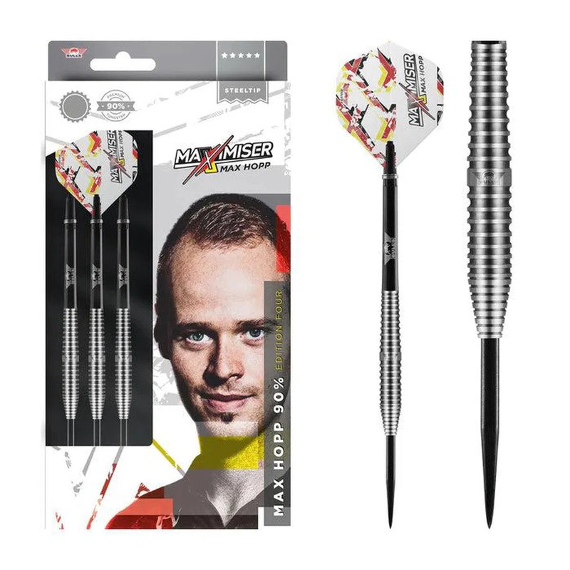 Bull’s NL Max Hopp Edition 4 90% Tungsten Steel Tip Darts 22 GRAM