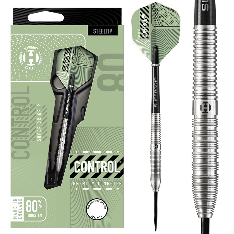 Control Tapered 80% Tungsten Steel Tip Darts by Harrows 21 Gram
