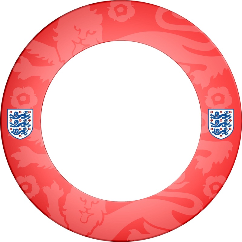 England Football Dartboard Surround – Official Licensed – S3 – Red Lions
