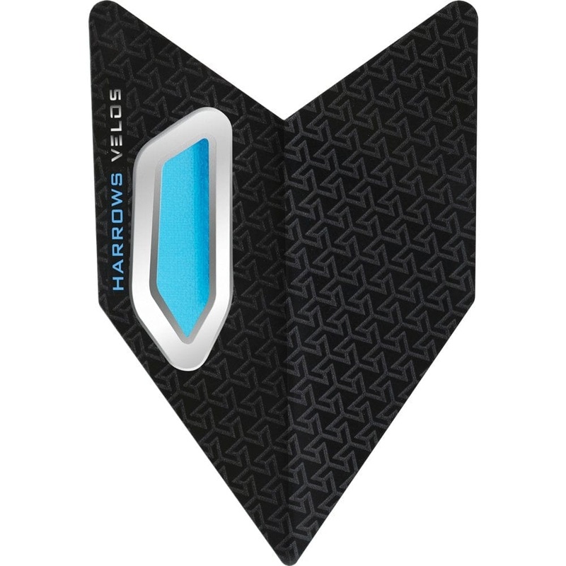 *Harrows Velos Dart Flights – 100 Micron Aqua Blue