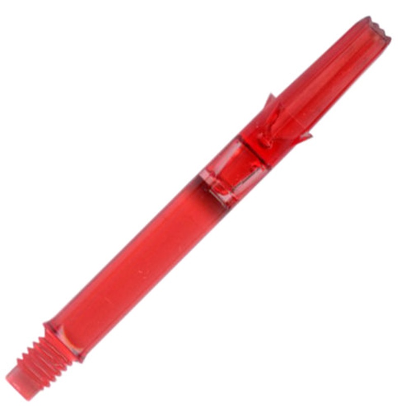 L-Style L-Shaft Silent Straight Dart Shafts – 330 Medium Clear Red