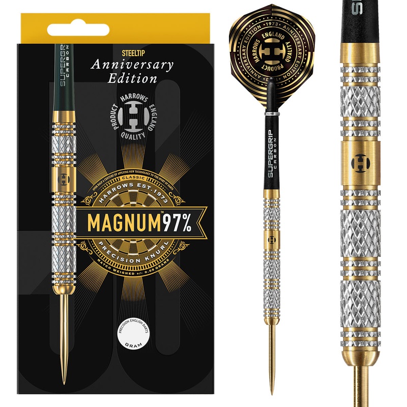 Magnum 97% Tungsten Steel Tip Darts by Harrows 21 Gram