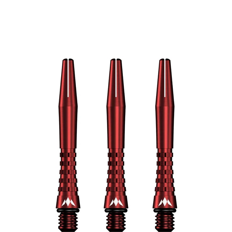 Mission Atom13 Aluminum Shafts – Anodized Metal Stems  – Red – Short Red Short (35mm in length excluding thread) Aluminum