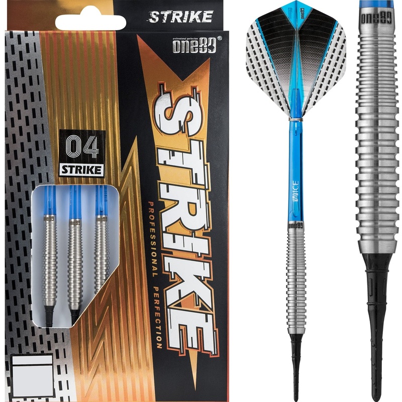One80 Strike Darts – Soft Tip – S4 – Ringed 16g