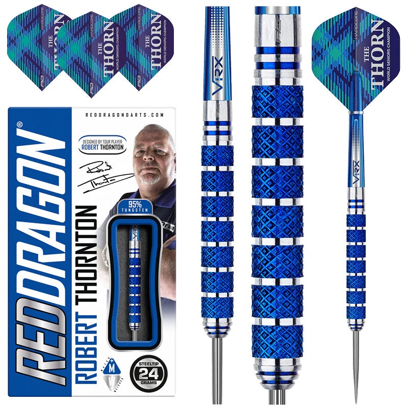 Red Dragon Robert Thornton – Seniors World Champion Cobalt SE 24 gram Steel Tip 95% Tungsten