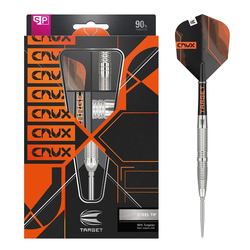 Target Darts Crux 02 SP 90% Tungsten Steel Tip Darts 21 GRAM
