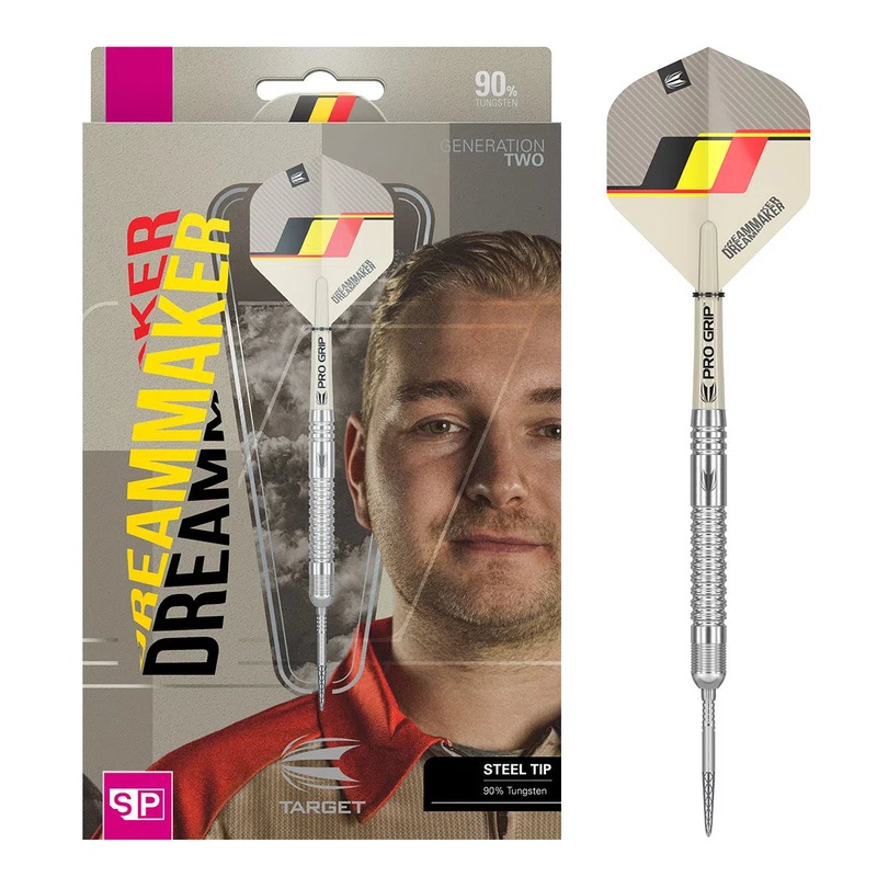 Target Darts Dimitri Van Den Bergh Gen 2 90% Tungsten Steel Tip Darts 21 GRAM