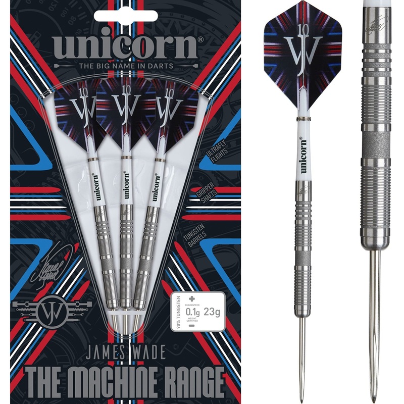 Unicorn James Wade Darts – Steel Tip – 90% Tungsten – The Machine 21g