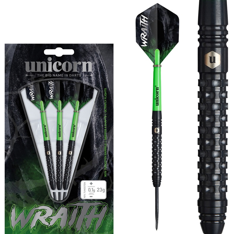 Wraith 90% Tungsten Steel Tip Darts by Unicorn 21 Gram