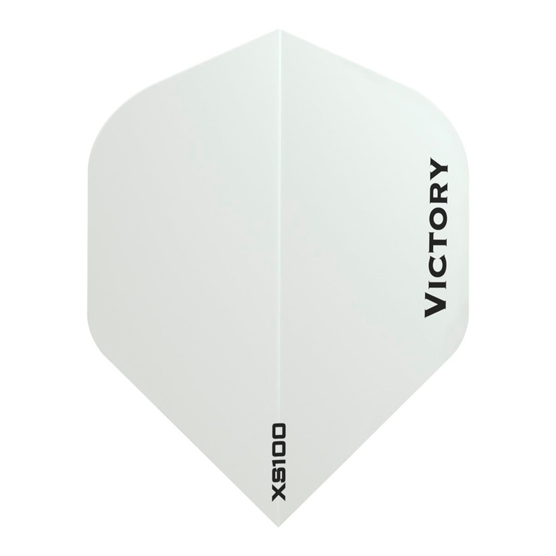 100 Sets Victory Darts XS100 Colours White Extra Strong Dart Flights