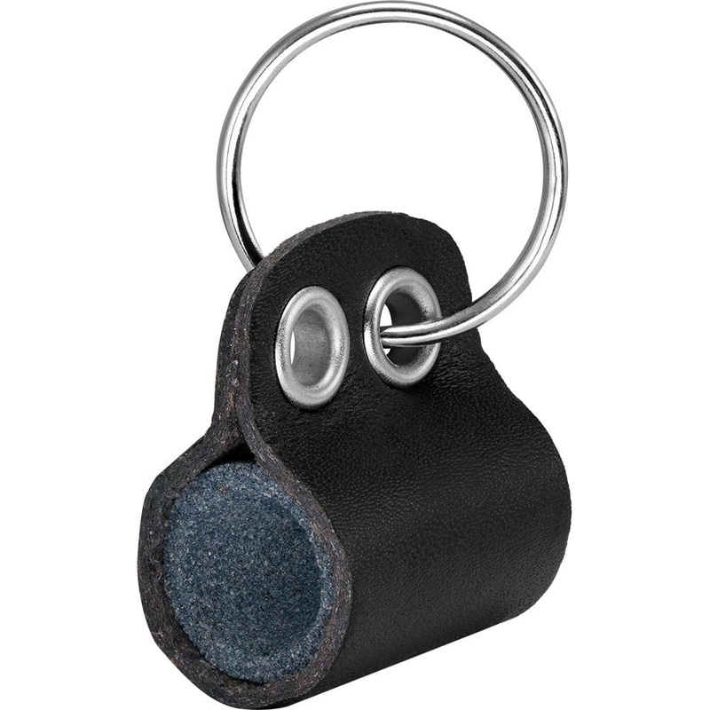 *Dart Sharpeners – Round Sharpener inside Keyring Fob – Black