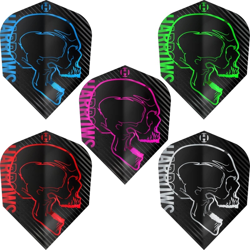 Harrows – Rage – Standard Dart Flights Blue