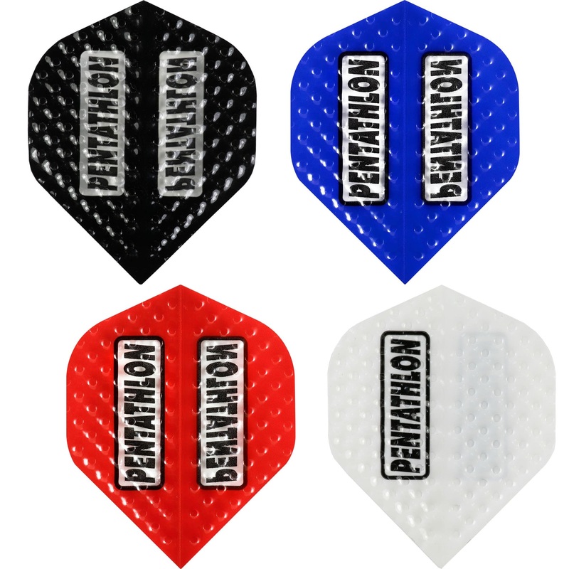 Pentathlon Dart Flights – Dimplex – Extra Strong – Std Black