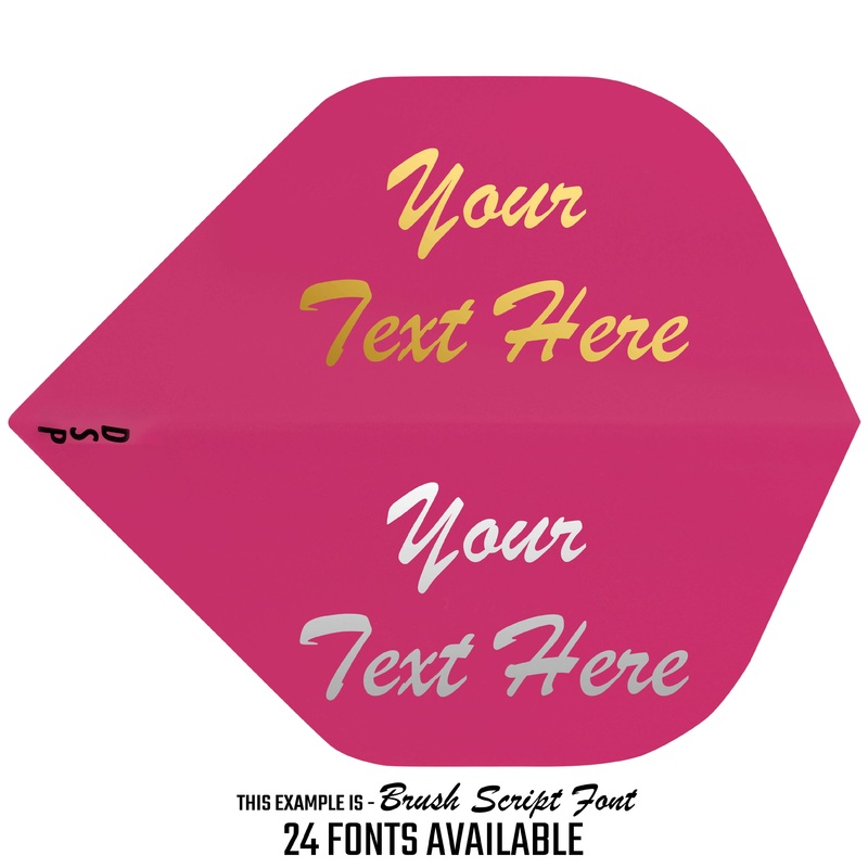 Personalised Flights – Hot Foil – 5 Sets – Poly Plain – Std – Deep Pink Default Title